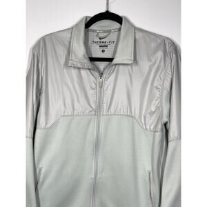 Nike Therma-Fit Activewear Outdoor Pockets Zip Up Light Weight Womens Size Small